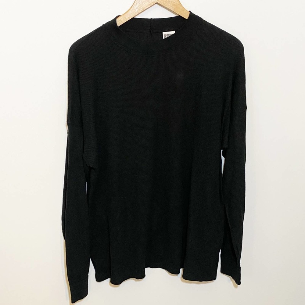 PINK Victoria’s Secret Thermal Oversized Long Sleeve Top - Great Condition Small